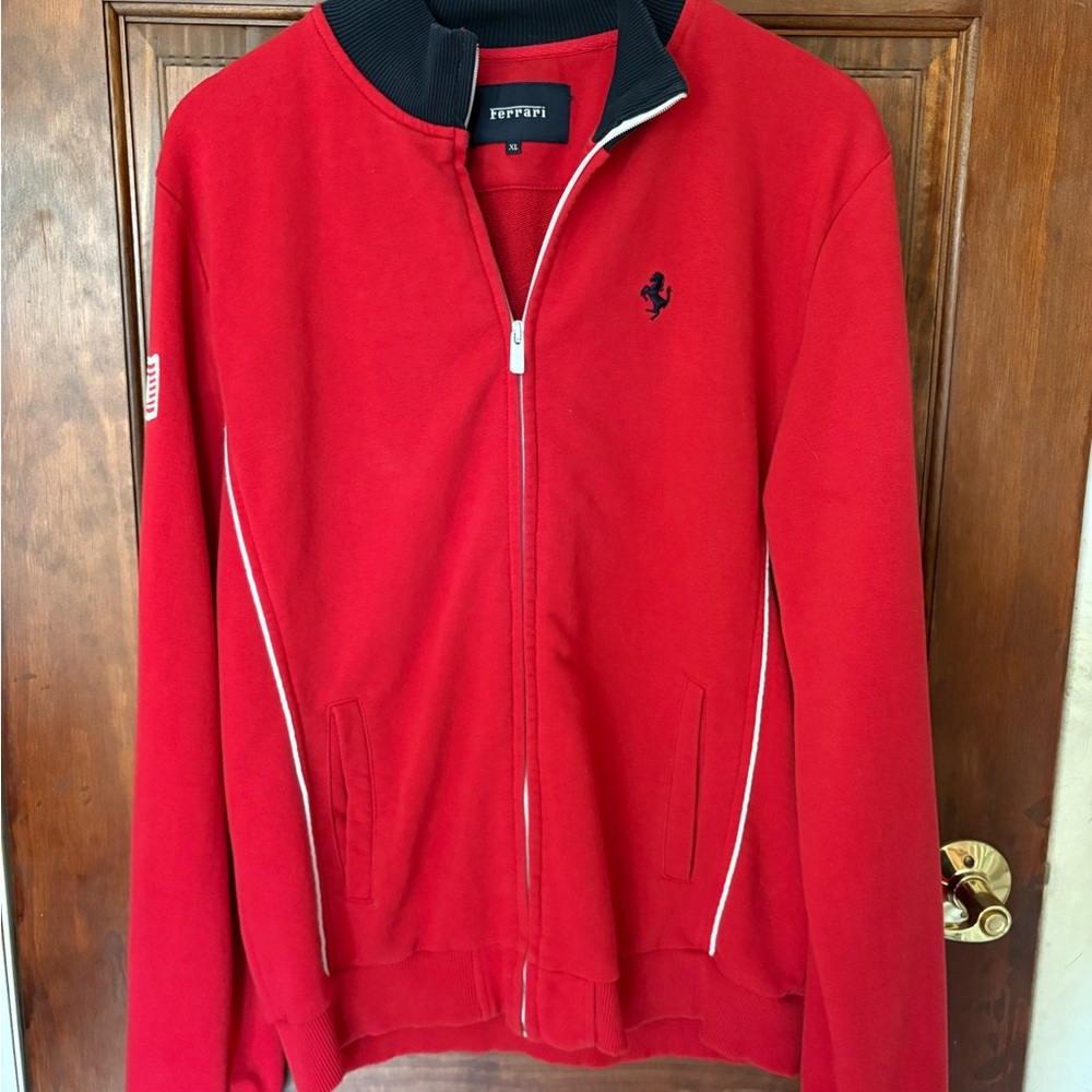 Ferrari Zip Up Sweater (Ships in 24 Hours)